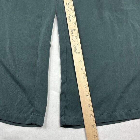 LOGO Lori Goldstein Womens Wide Leg Pull On Green Lounge Relaxed Fit SMALL - Picture 4 of 12